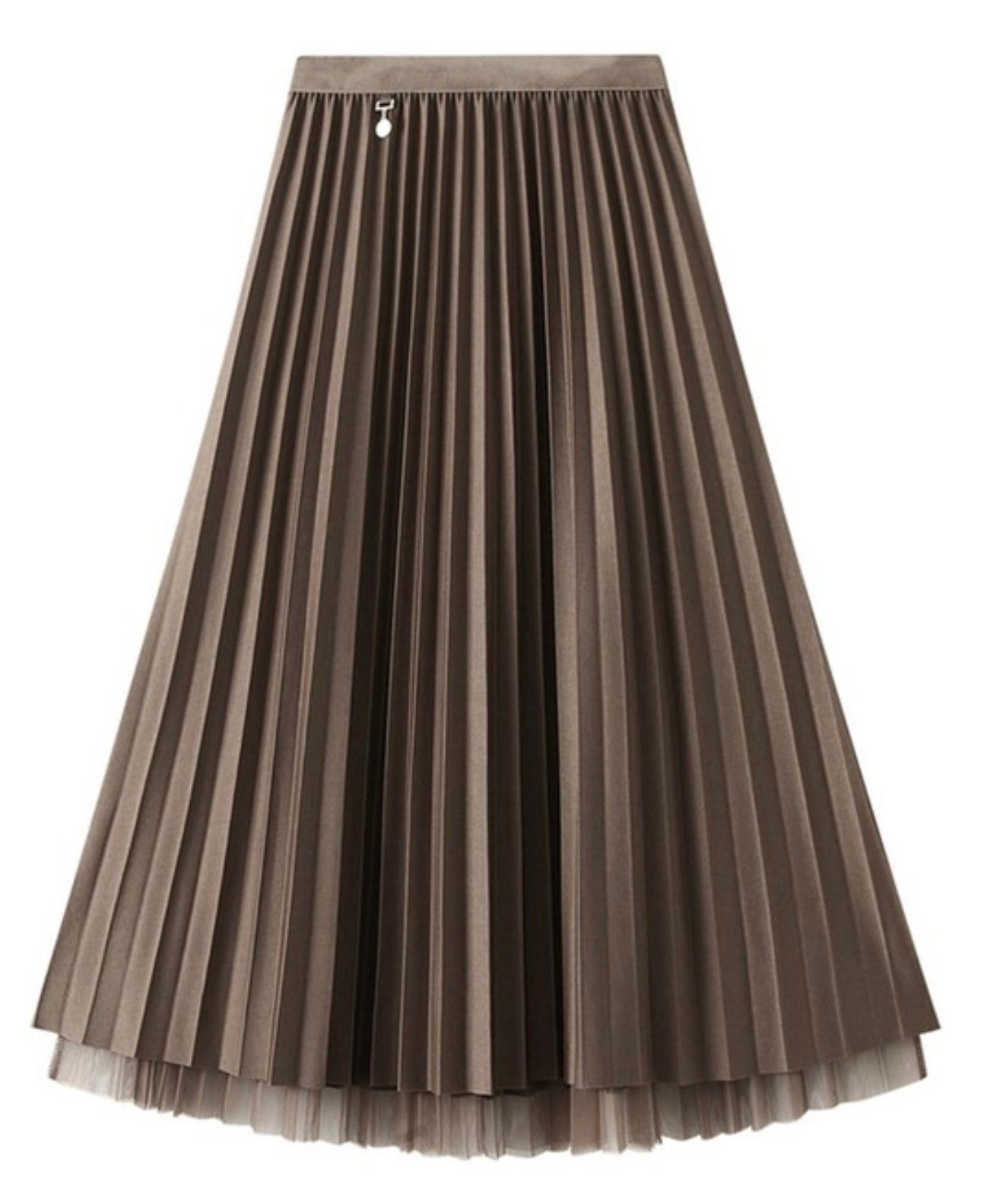 Pleated Midi Skirt