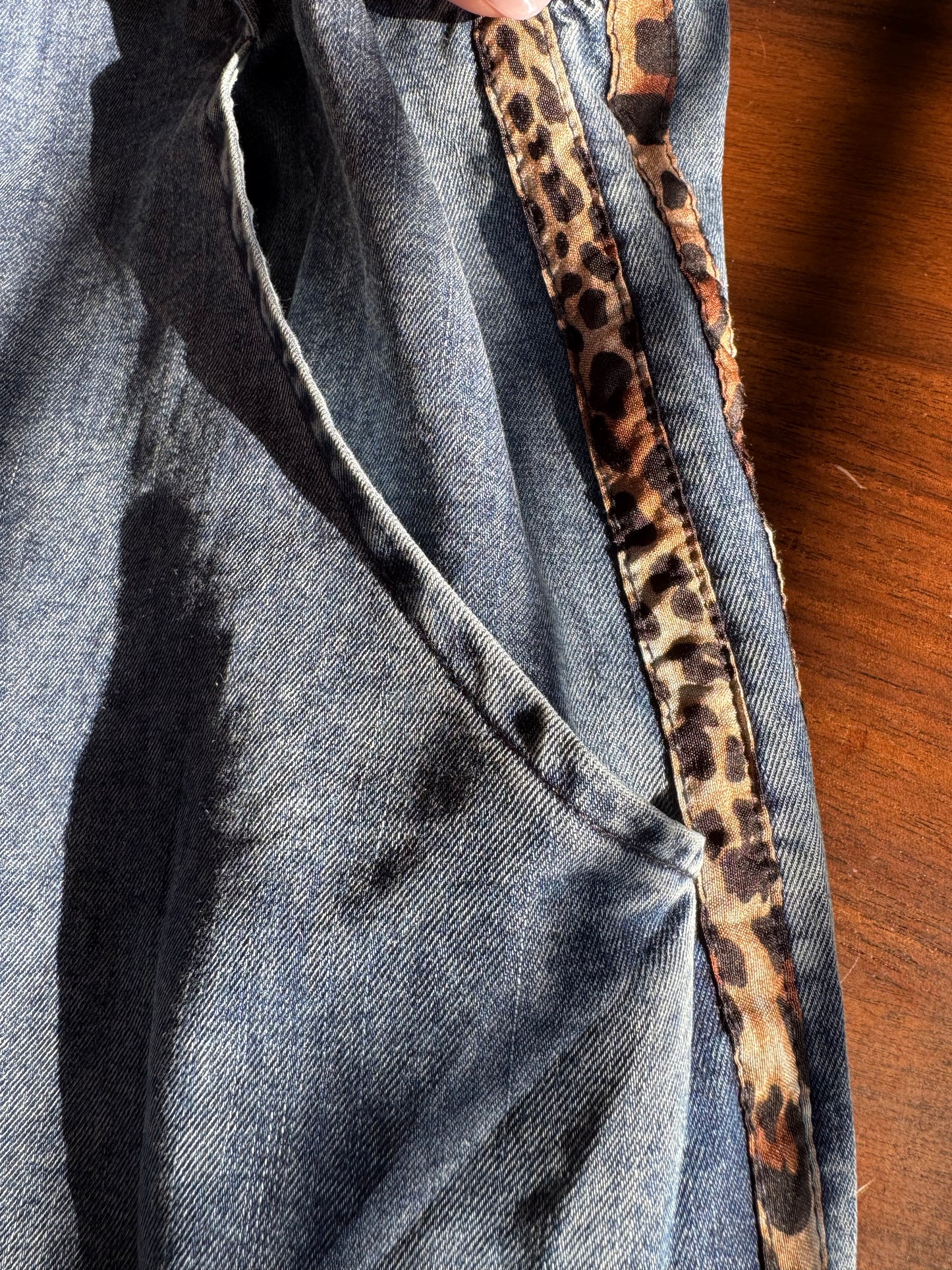 New Denim Track Jumpsuit