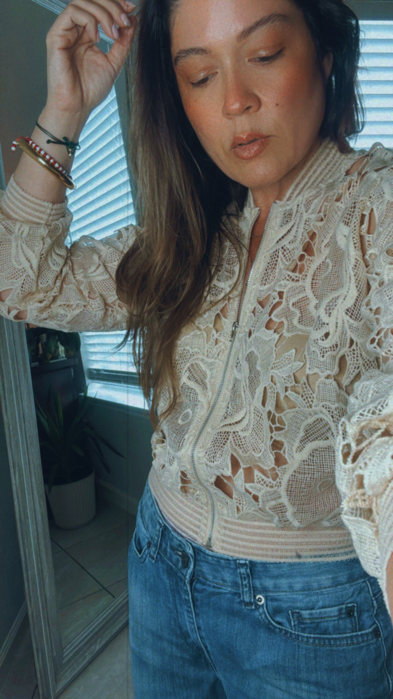 Antique Lace Bomber