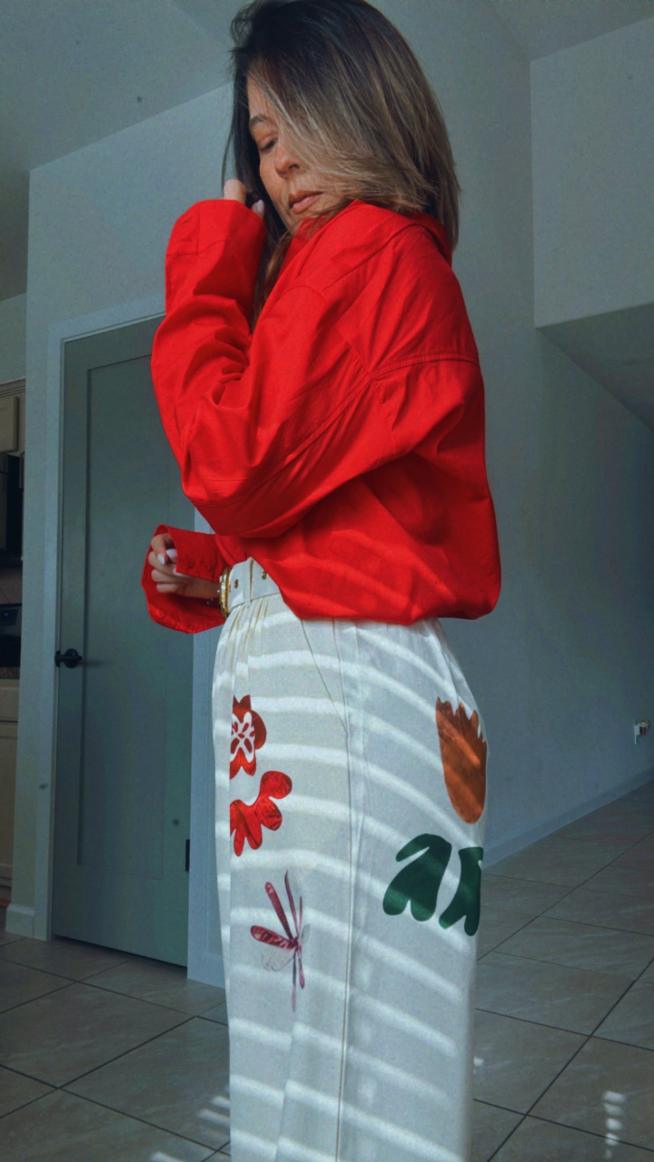 Vanilla Floral Trouser