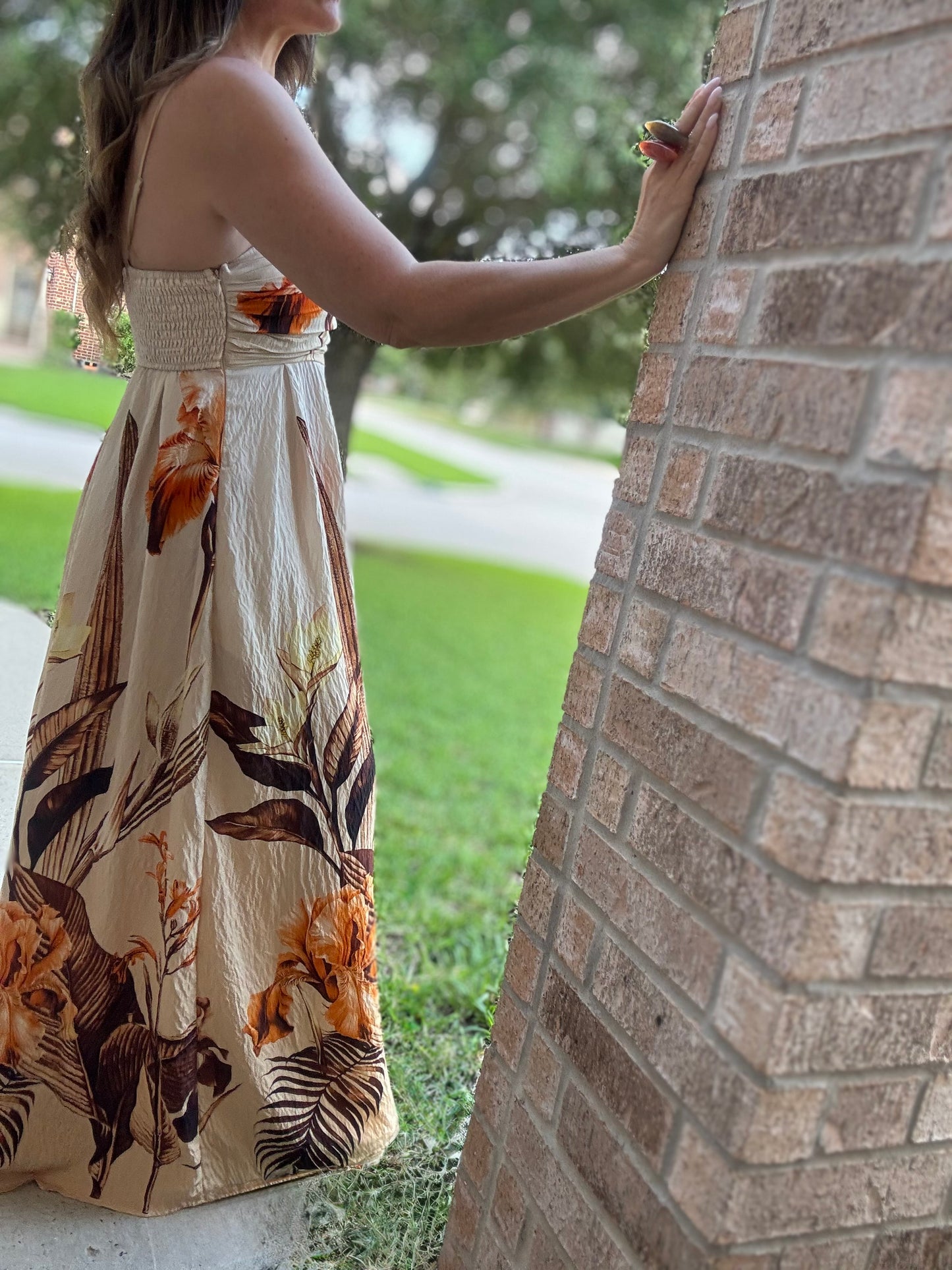 Brownish Corset Jumpsuit
