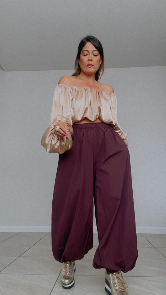 Aladdin Wine Italian Pant