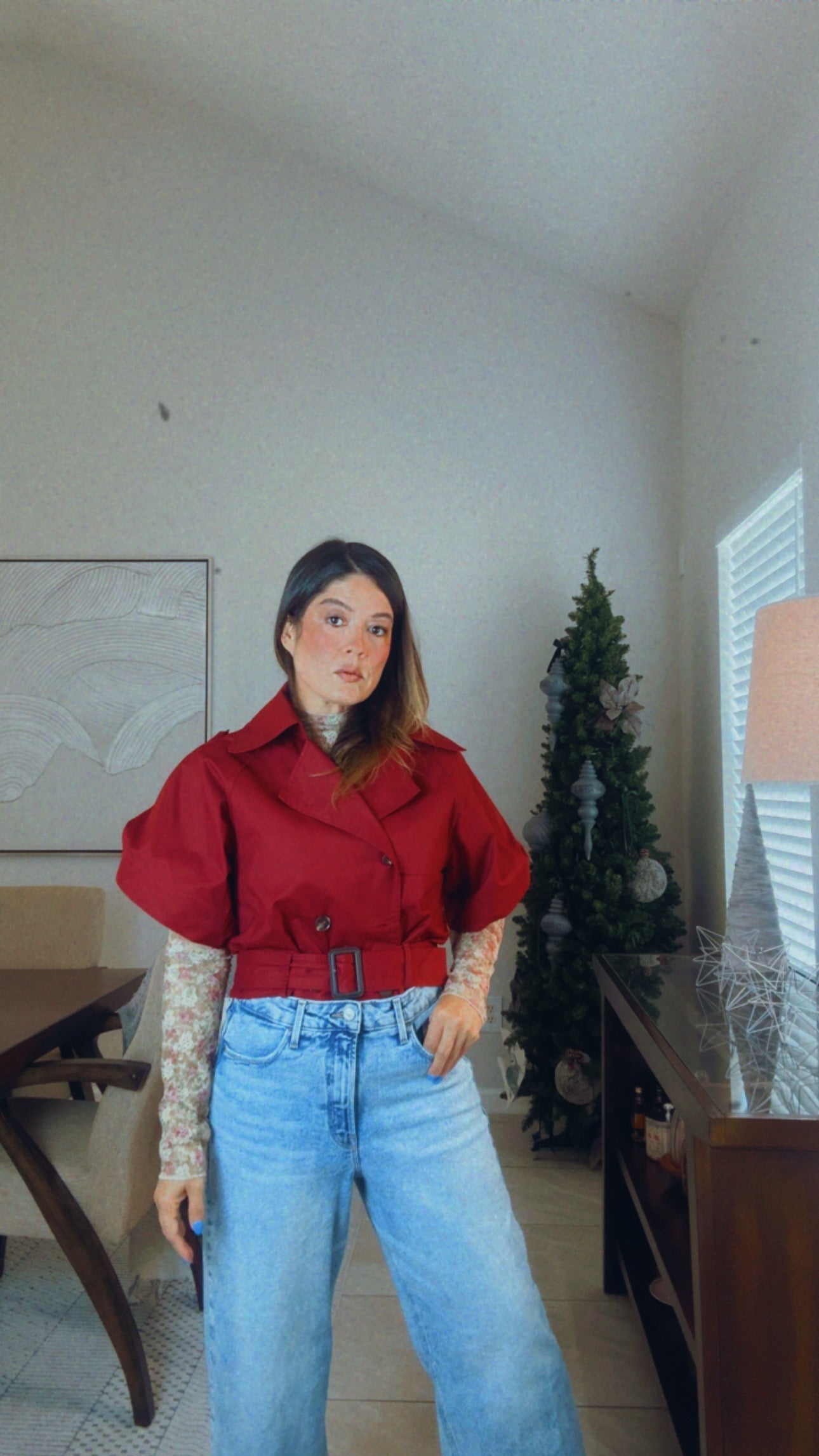 Tinto Wine Trench Top