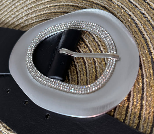 Oval Matte-Rhinestones