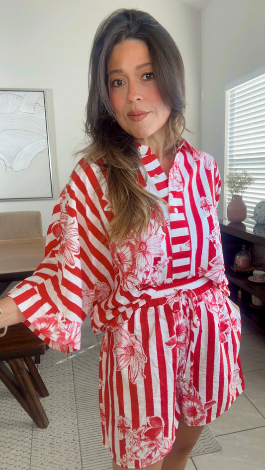 Red 🌹Stripes Set