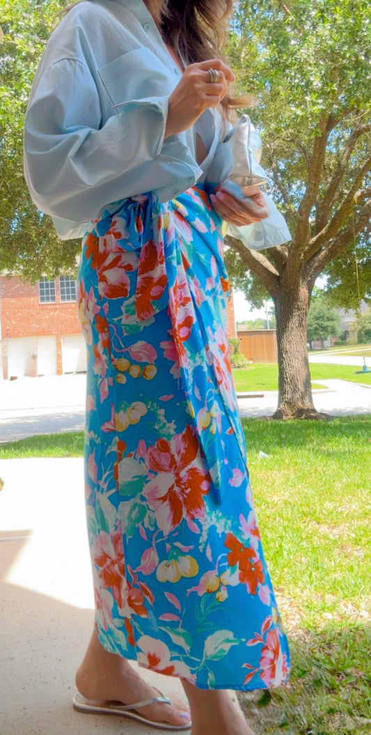 Blue Turquoise Skirt