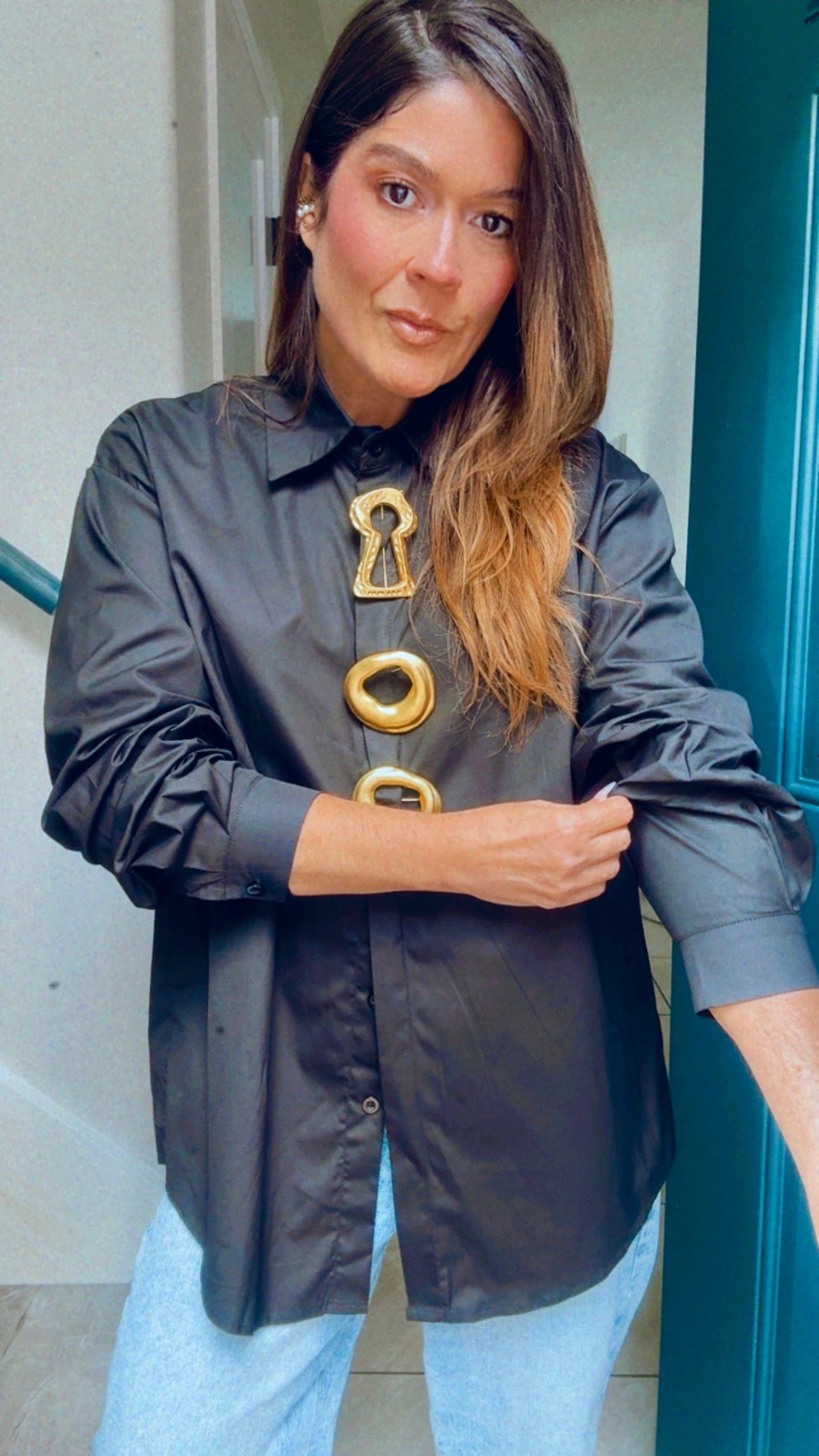 ✨New Black Camisero/Gold  Art Pins