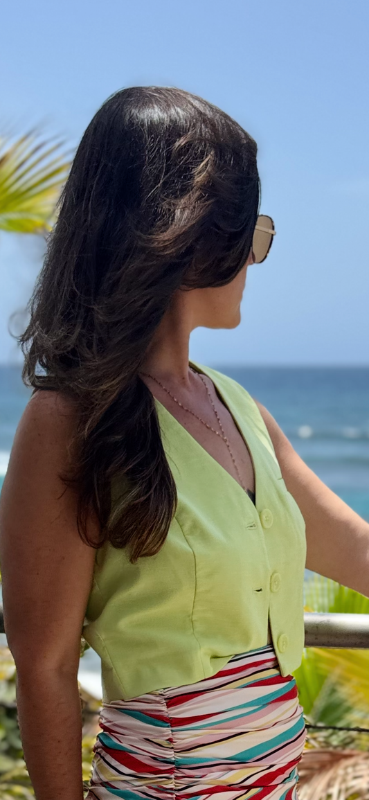 Limon Linen Vest