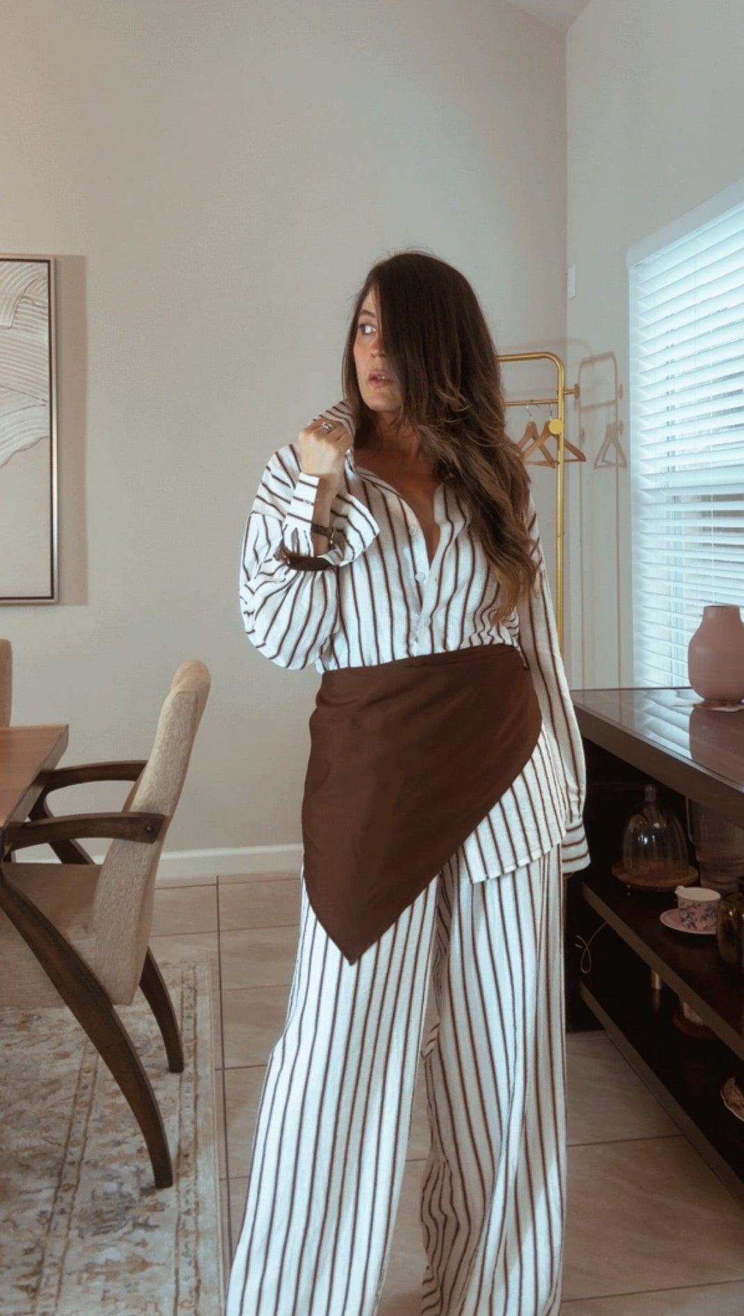 Blue 🥥 Stripes Set