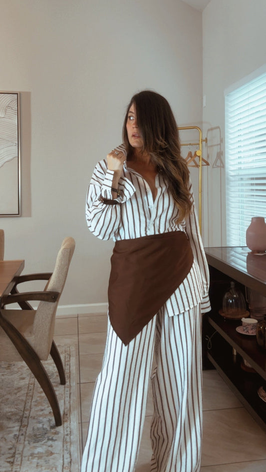 Brown Stripes Set