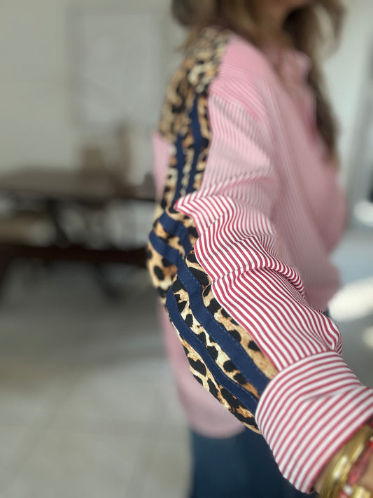 Red Stripes Camisero