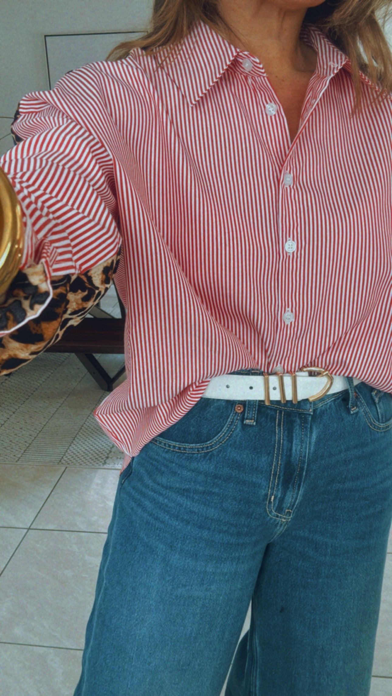 Red Stripes Camisero
