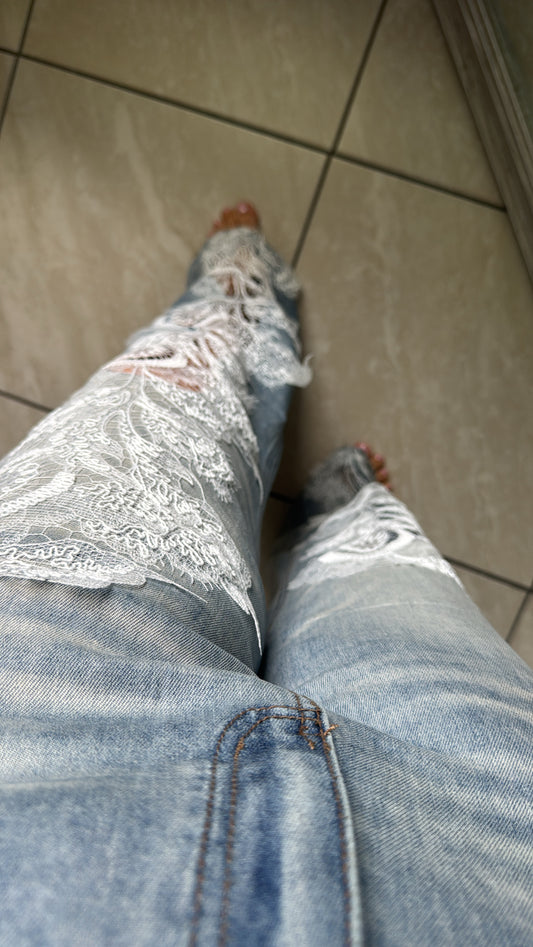 Lace Denim