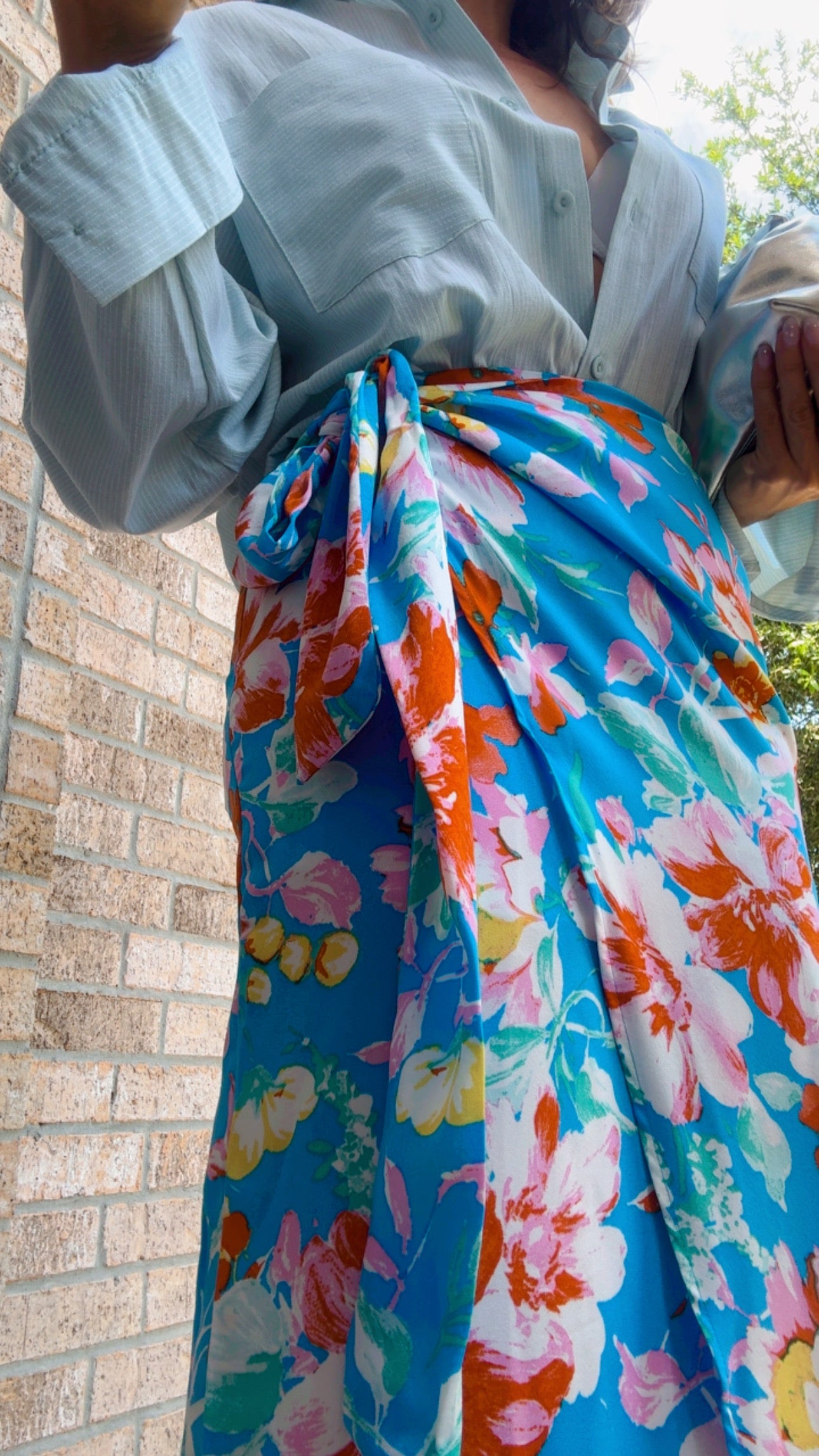 Blue Turquoise Skirt