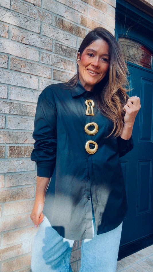 ✨New Black Camisero/Gold  Art Pins