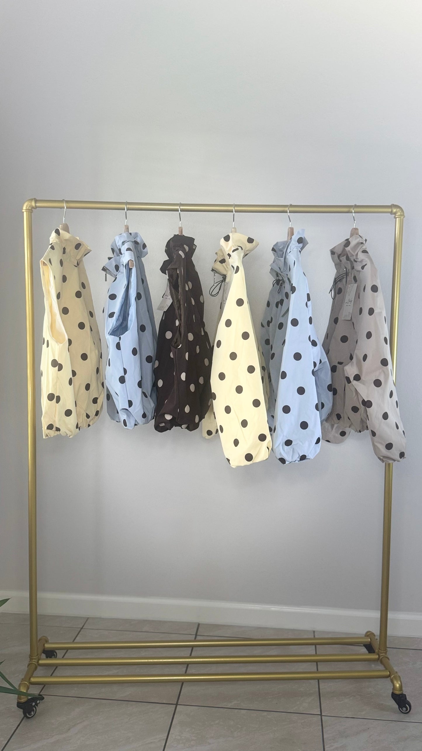🇮🇹Polka Dots Windbreaker