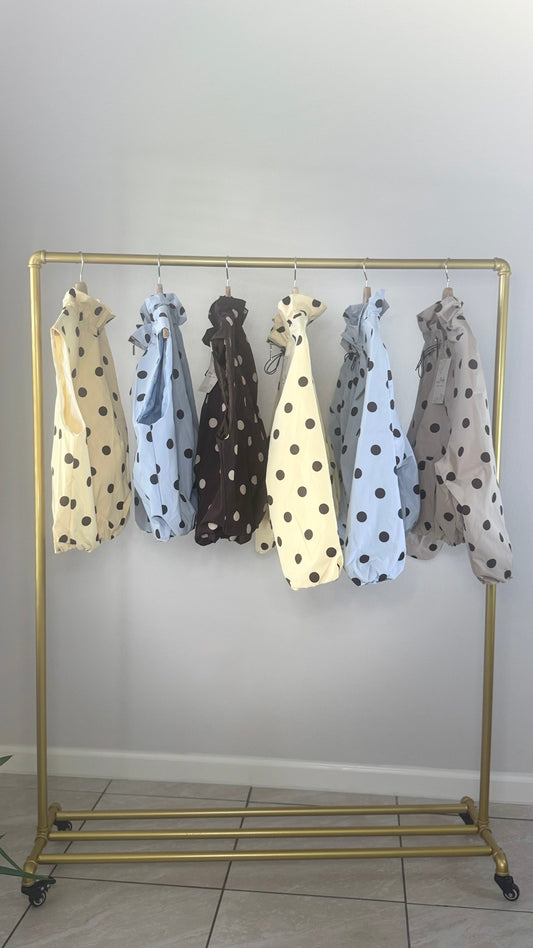 🇮🇹Polka Dots Windbreaker