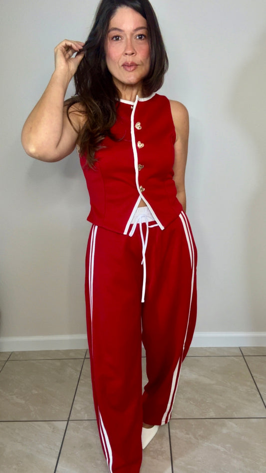 Chic-Comfy Red Set