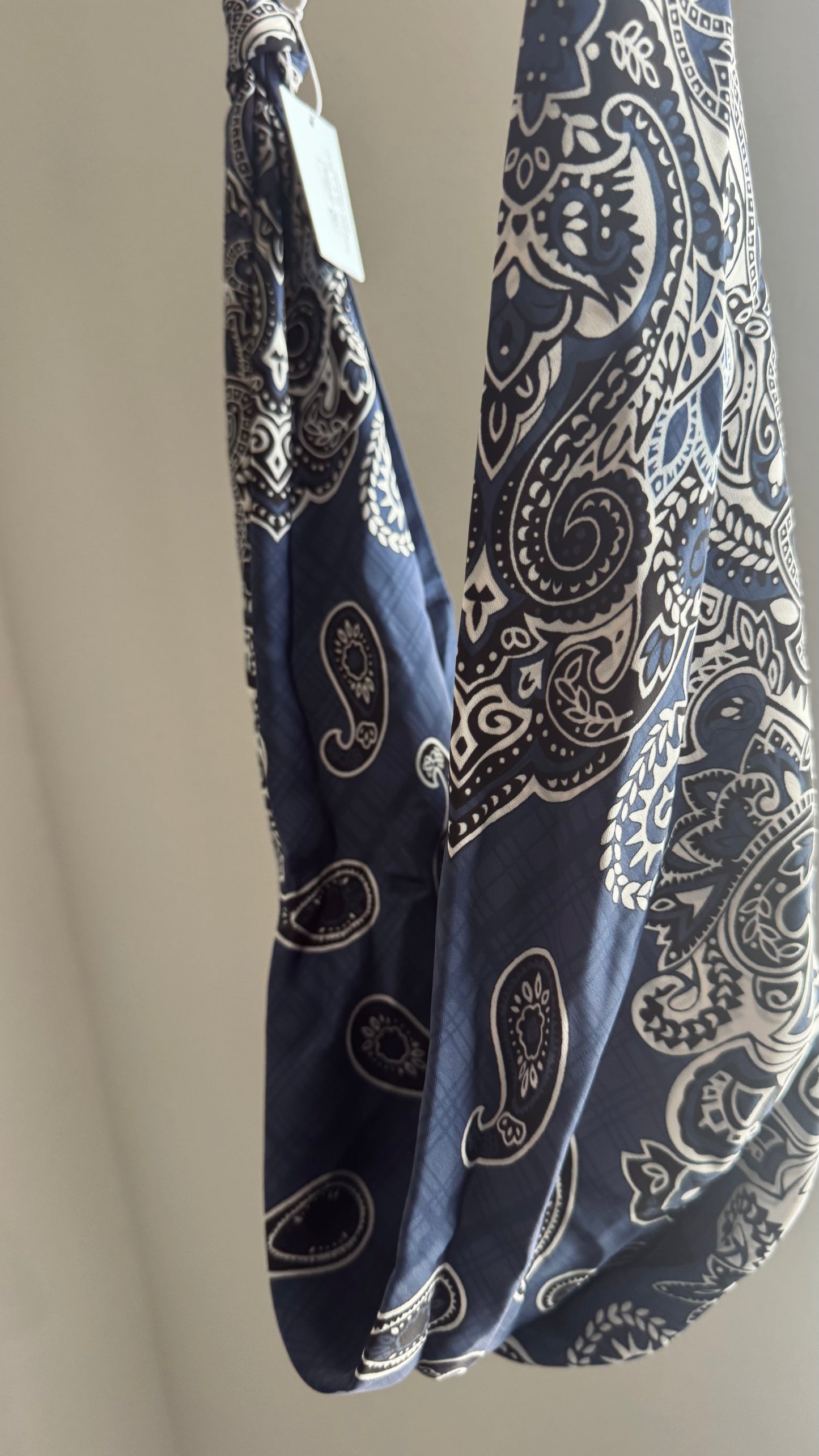 Blue Paisley Scarf